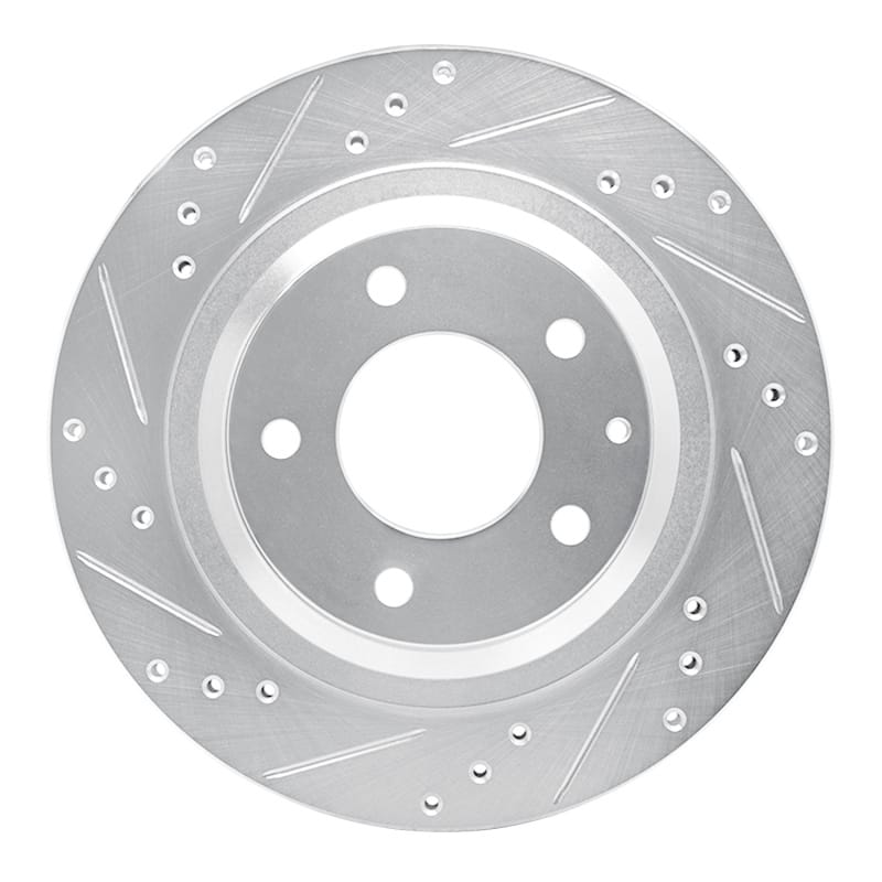 R1 Concepts — R1 93-95 Mazda RX-7 Rear Left Drilled & Slotted Silver Brake Rotor
R1 Brake Rotor Drill