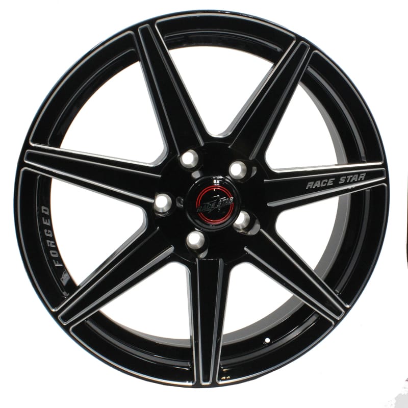 Race Star — Race Star 72 ValStar 15x3.75 / 5x4.50BC / 1.75BS / 3.072in CB / Black w/Machined Accents Wheel