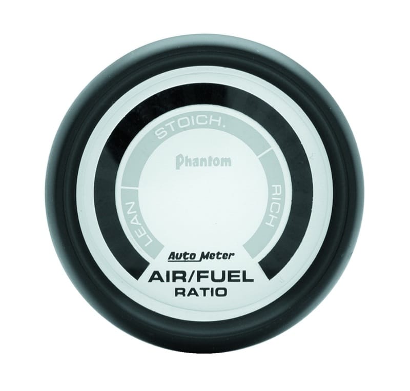 AutoMeter — Autometer Phantom 52mm Electronic Air Fuel Ratio Gauge
2" AIR/FUEL RATIO, E