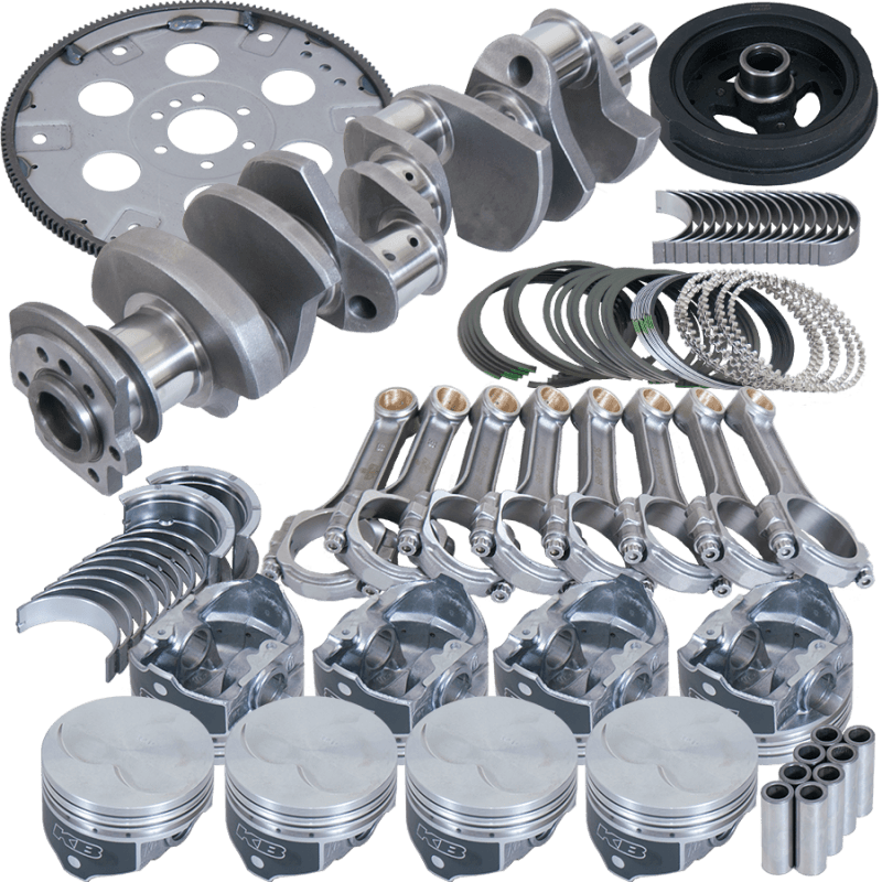 Eagle — Eagle Chevy 400 3.750in Crank 5.700in I-Beam Rods -7cc Flat Top 4.155in Pistons Balanced Assembly
Bal Str & Strip Assy