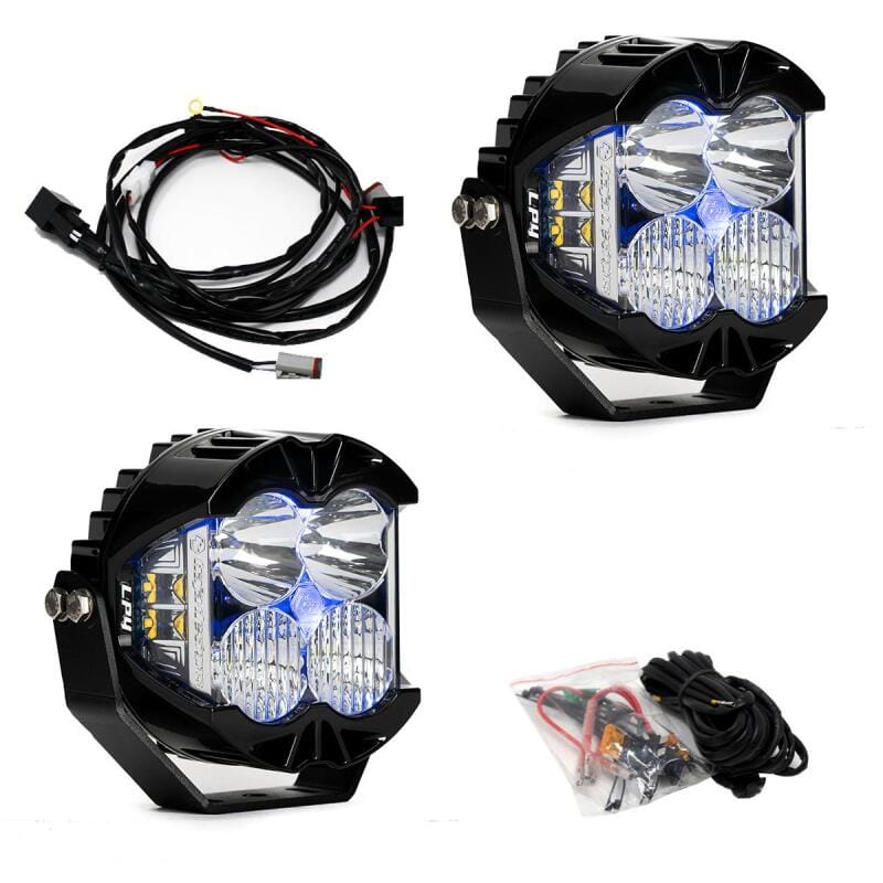 Baja Designs — Baja Designs LP4 Pro Driving/Combo LED - Blue Backlight (Pair)