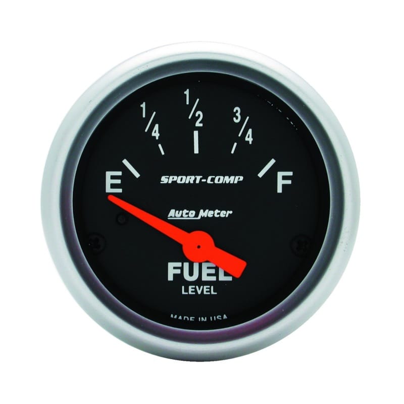 AutoMeter — Autometer Sport Comp 52mm Short Sweep Electronic Fuel Level Gauge
2" FUEL LEVEL, 240 E