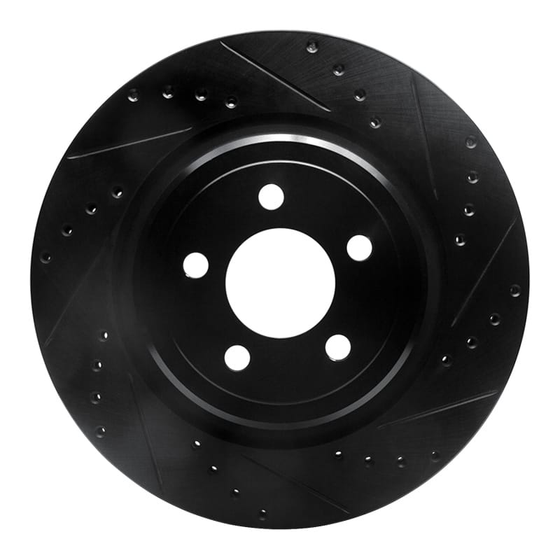 R1 Concepts — R1 06-23 Dodge Charger Rear Right Drilled & Slotted Black Brake Rotor
R1 Brake Rotor Drill
