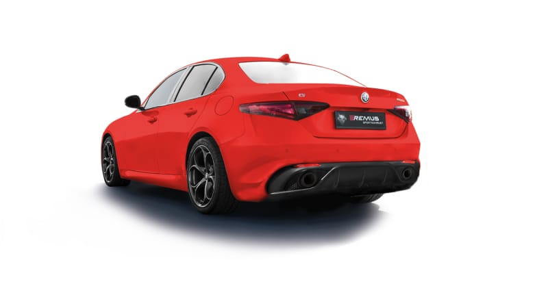 Remus — Remus 2016 Alfa Romeo Giulia Veloce Q4 AWD 2.0L Turbo Multiair Axle Back Exhaust (Tail Pipes Req)