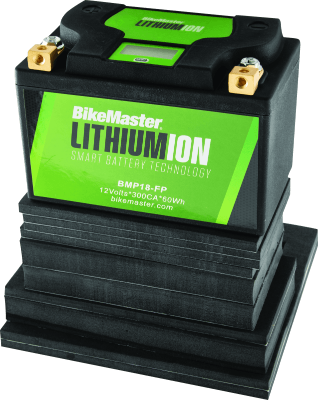 BikeMaster — 148mm L x 86mm W x 105mm H, 280 CCA