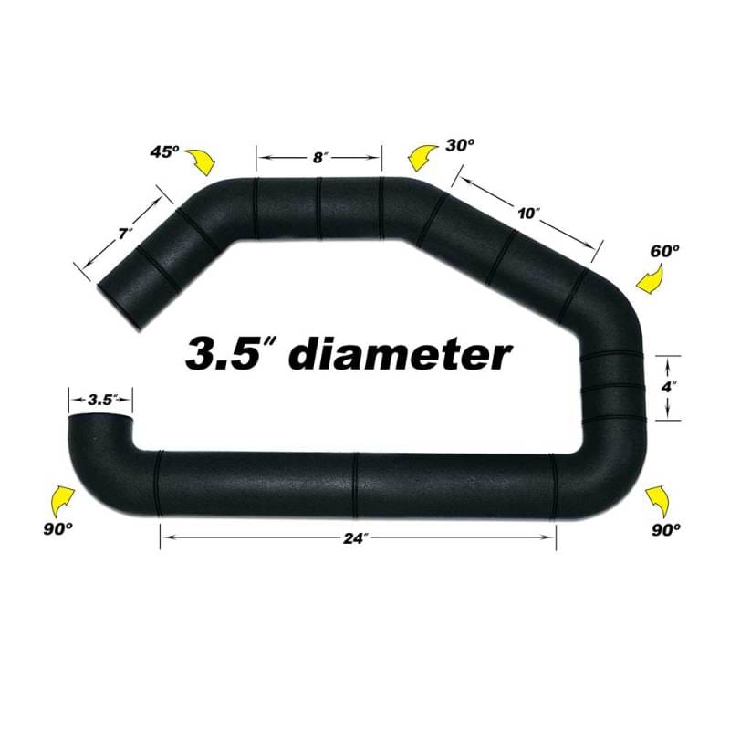 Airaid — Airaid U-Build-It - 3.5in Intake Tube