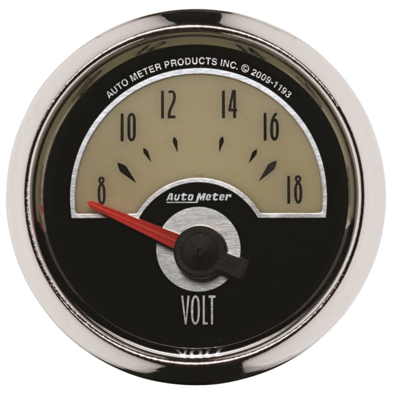 AutoMeter — Autometer Cruiser Voltmeter 2 1/16in 18V Electric Gauge
GA 2" VOLT ELECT CRU