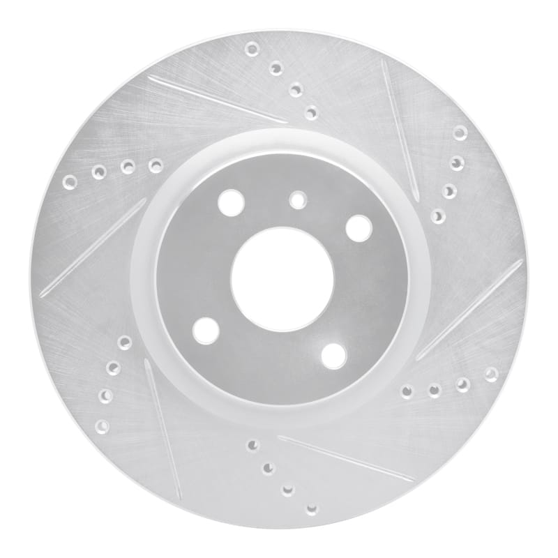 R1 Concepts — R1 2016-2025 Fiat 124 Spider Front Right Drilled & Slotted Silver Brake Rotor
R1 Brake Rotor Drill
