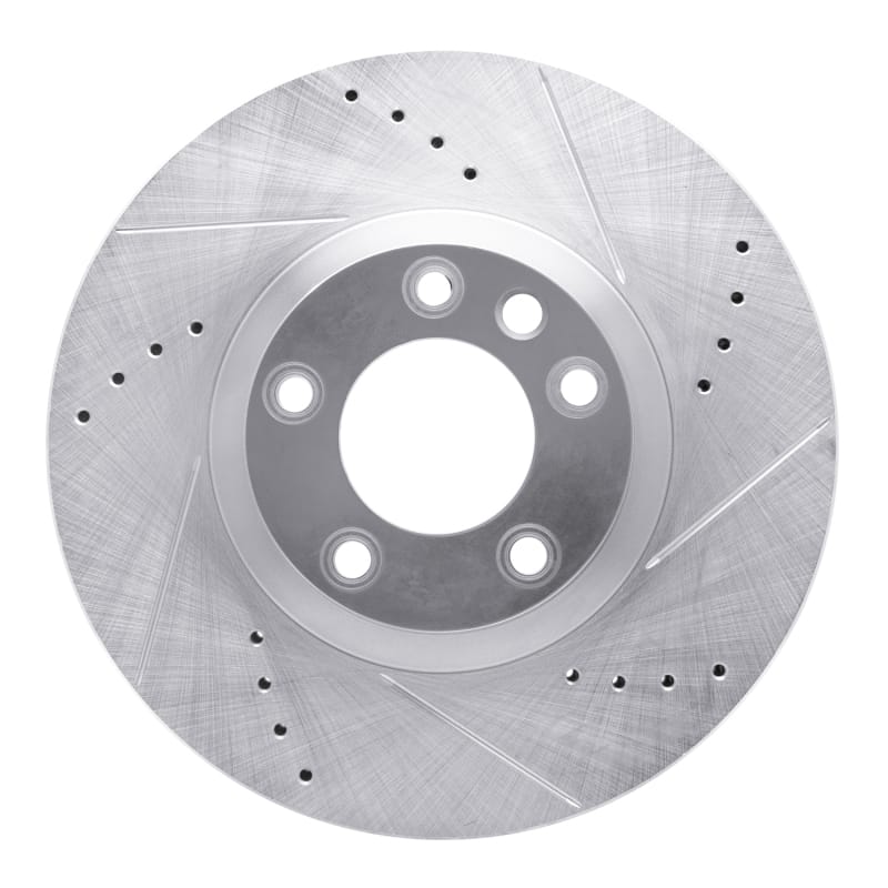 R1 Concepts — R1 11-18 Porsche CAYENNE Left Front Drilled & Slotted Silver Brake Rotor
R1 Brake Rotor Drill