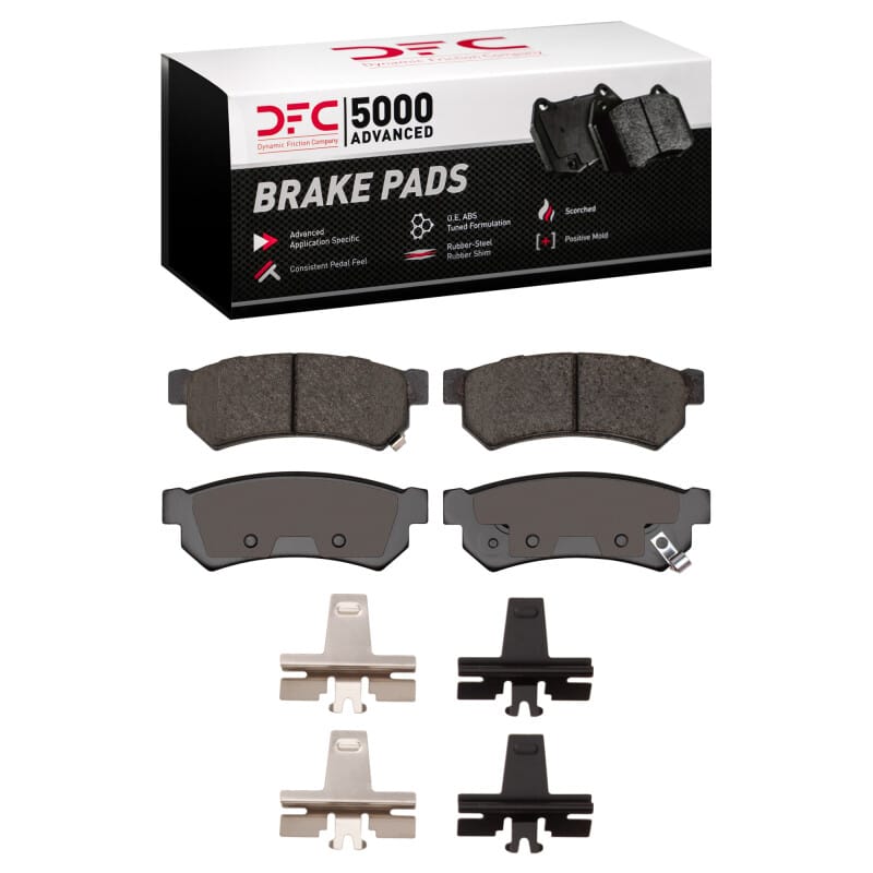 DFC — DFC 07-16 Chevrolet Optra (Mexico) Rear 5000 Advanced Ceramic Brake Pads and Hardware Kit
DFC Brake Pad Set