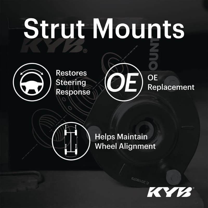 KYB — KYB 16-23 Chevrolet Malibu / 18-20 Buick Regal Sportback/TourX Strut Mount Kit - Rear