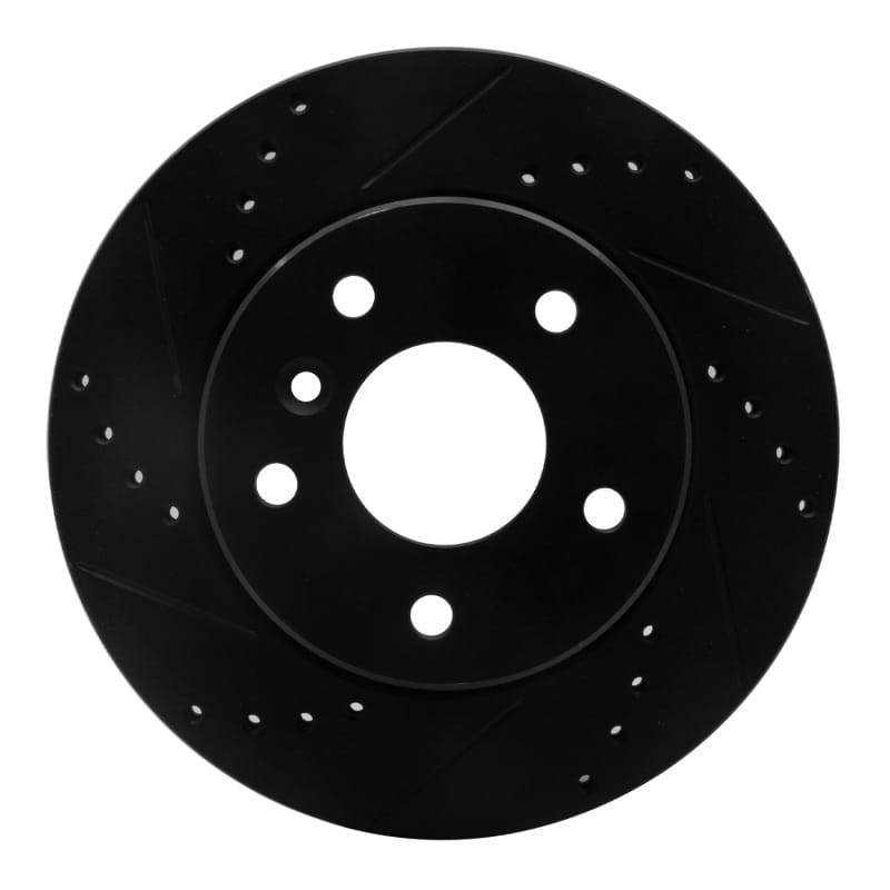 R1 Concepts — R1 99-04 Land Rover Discovery Front Left Drilled & Slotted Black Brake Rotor
R1 Brake Rotor Drill