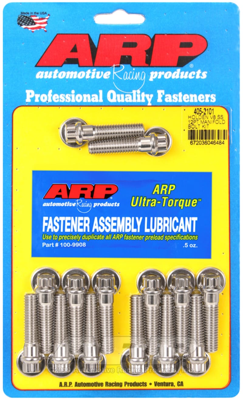 ARP — ARP Holden V8 SS 12pt Manifold Bolt Kit