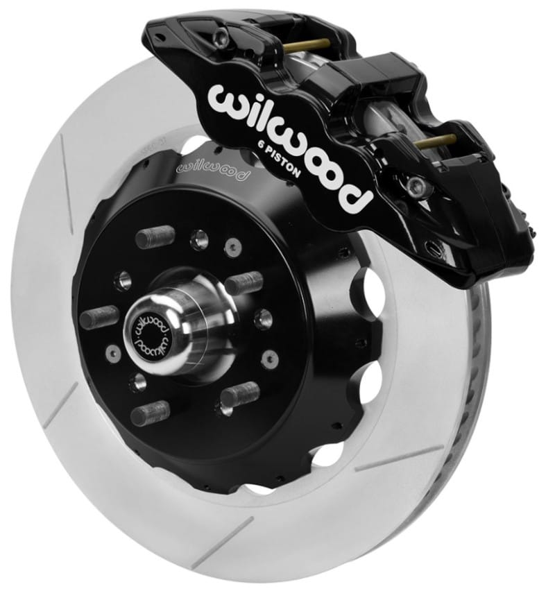 Wilwood — Wilwood 70-81 FBody/75-79 A&XBody AERO6 Frt BBK 14in Rtr Blk Calipers Use w/ Pro Drop Spindle