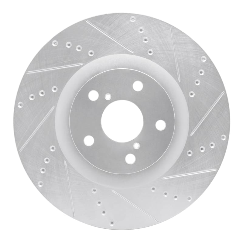 R1 Concepts — R1 09-11 Lexus GS450H Right Front Drilled & Slotted Silver Brake Rotor
R1 Brake Rotor Drill