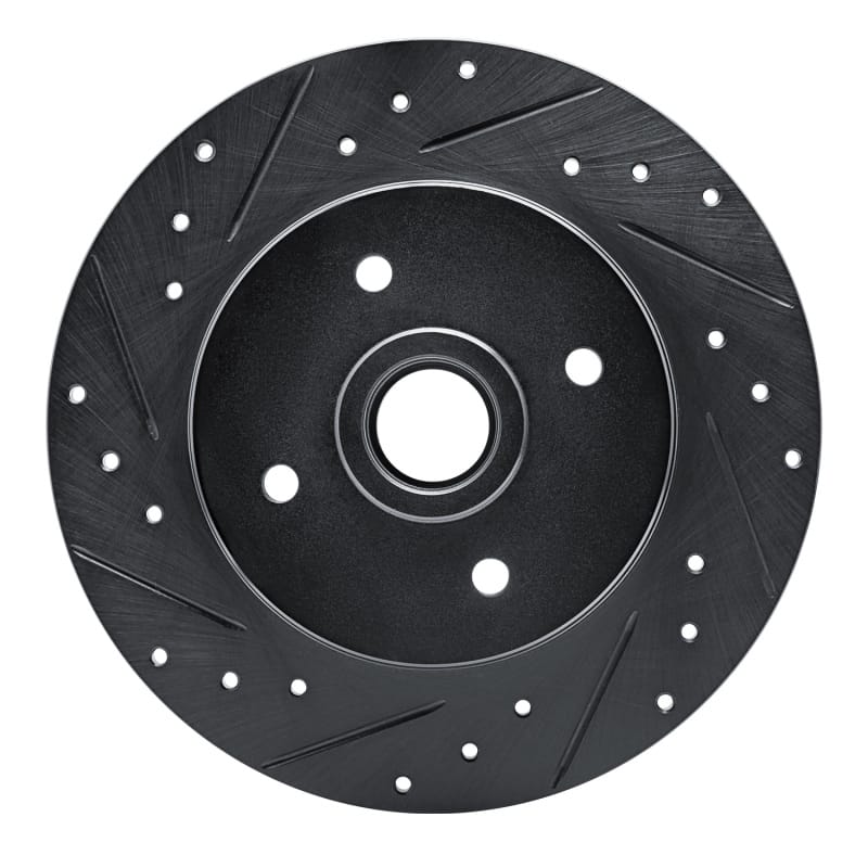 R1 Concepts — R1 84-87 Nissan Maxima Rear Left Drilled & Slotted Black Brake Rotor
R1 Brake Rotor Drill