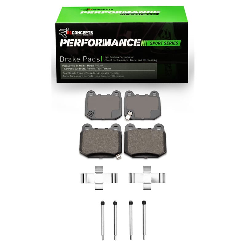 R1 Concepts — R1 04-06 Maserati Quattroporte Rear Performance Sport Pads & Hardware Kit
R1 Performance Sport