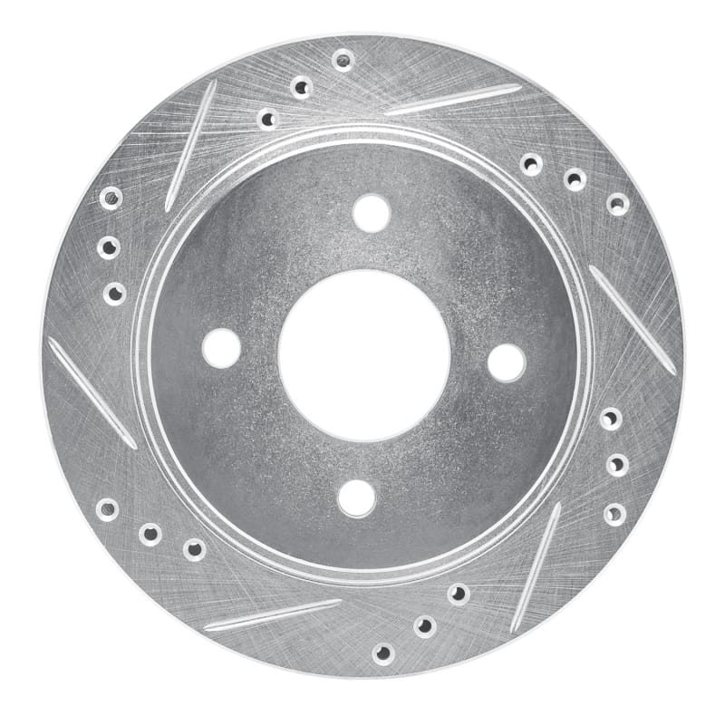 R1 Concepts — R1 95-04 Ford CONTOUR Rear Left Drilled & Slotted Silver Brake Rotor
R1 Brake Rotor Drill