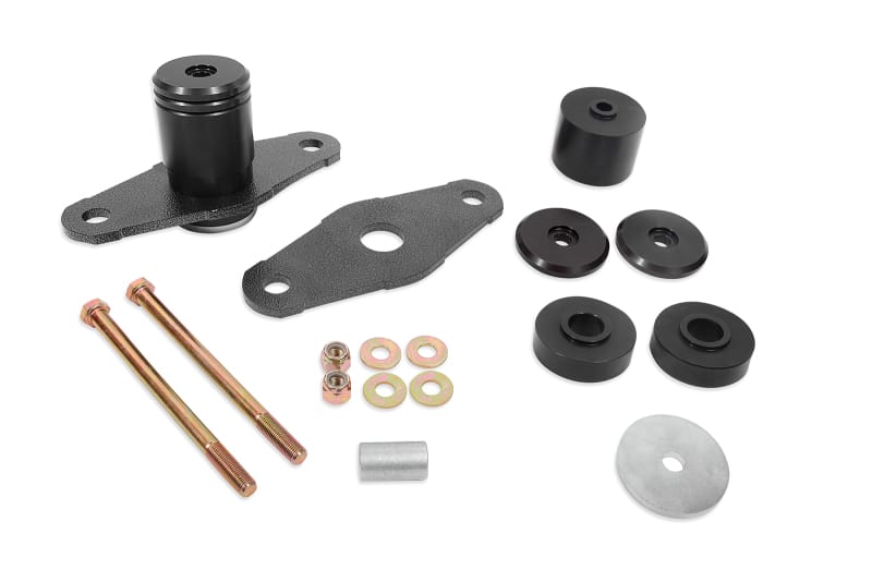 BMR Suspension — BMR 11-18 Dodge Challenger Motor Mount Solid Bushing Upgrade Kit - Black Anodized