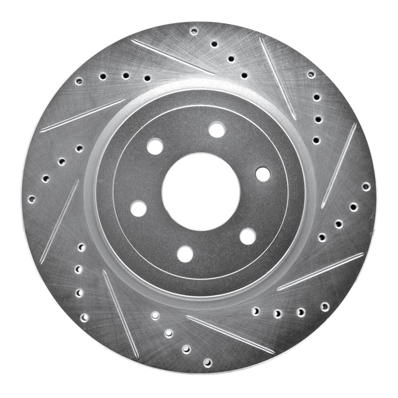 R1 Concepts — R1 08-11 Nissan Pathfinder Front Right Drilled & Slotted Silver Brake Rotor
R1 Brake Rotor Drill