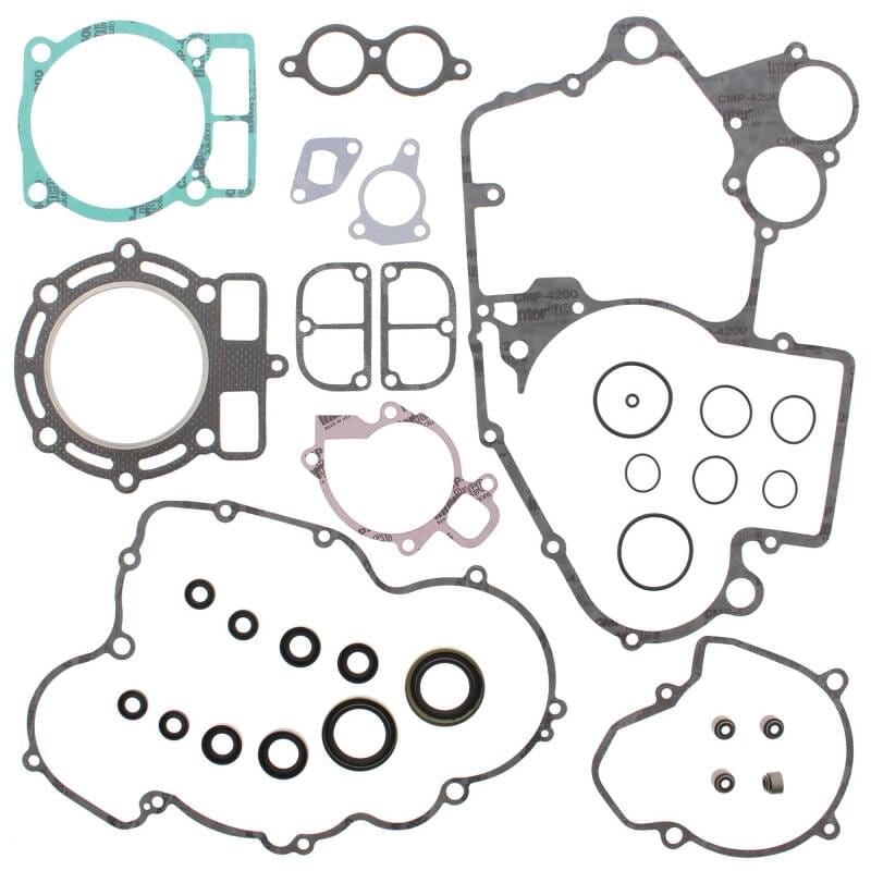 Vertex Pistons — Vertex Gaskets 00-02 KTM EXC 400 Complete Gasket Kit w/ Oil Seals