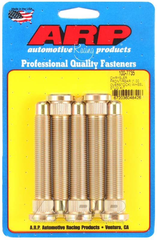 ARP — ARP Chrysler Front / Rear M14 1.000 Over Stock Wheel Stud Kit
