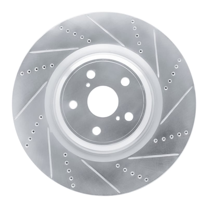 R1 Concepts — R1 10-17 Lexus LS460 Left Front Drilled & Slotted Silver Brake Rotor
R1 Brake Rotor Drill