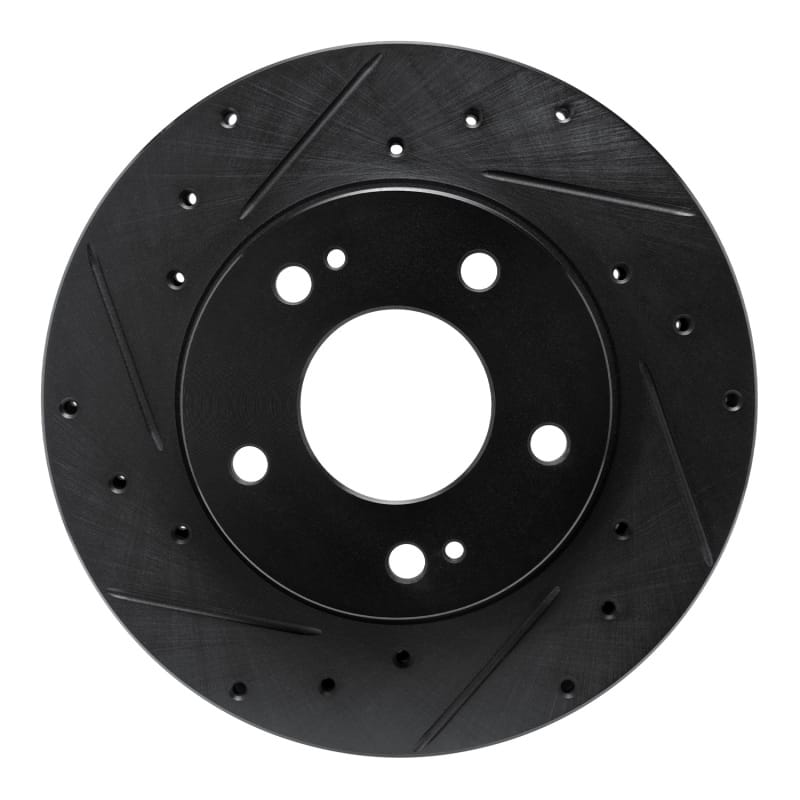 R1 Concepts — R1 98-98 Eagle TALON Front Left Drilled & Slotted Black Brake Rotor
R1 Brake Rotor Drill
