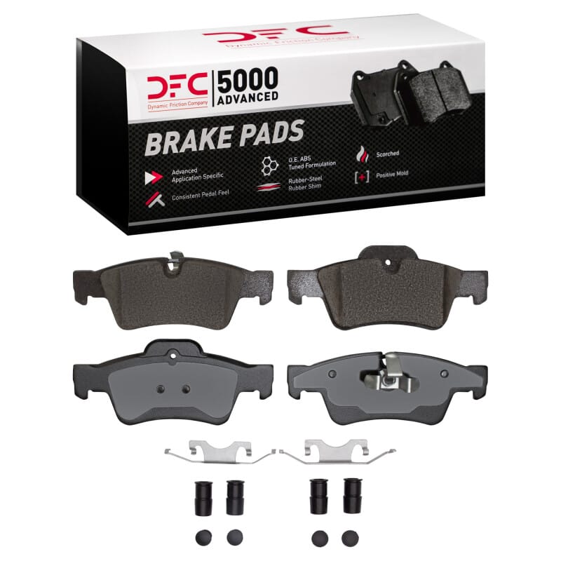 DFC — DFC 05-18 Mercedes-Benz GL350 Rear 5000 Advanced Low Metallic Brake Pads and Hardware Kit
DFC Brake Pad Set