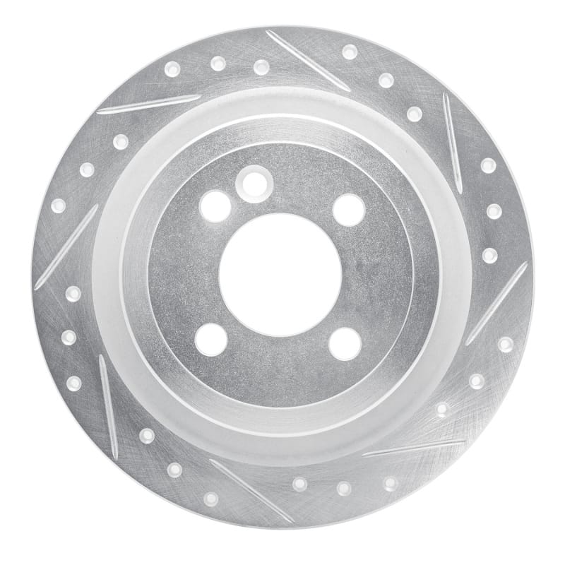 R1 Concepts — R1 09-14 Mini Cooper (Excl Clubman) Rear Right Drilled & Slotted Silver Brake Rotor
R1 Brake Rotor Drill