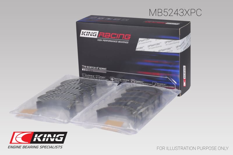 King Engine Bearings — King Engine Bearings Nissan Sr20De (Size 0.26) Main Bearing Set