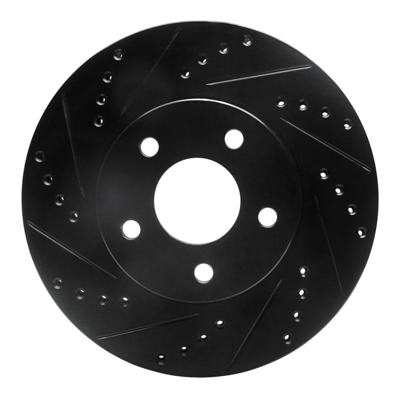 R1 Concepts — R1 07-10 Chevrolet Cobalt Front Left Drilled & Slotted Black Brake Rotor
R1 Brake Rotor Drill