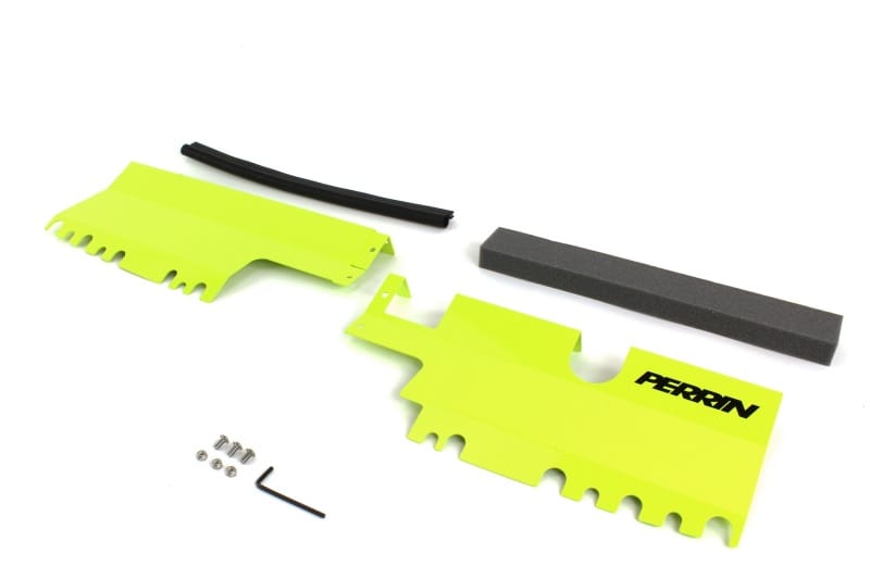 Perrin Performance — PERRIN 15-21 Subaru WRX/STI Radiator Shroud (Without OEM Intake Scoop) - Neon Yellow