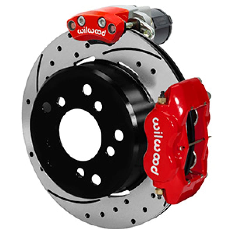 Wilwood — Wilwood Forged Dynalite Rear Electronic Parking Brake Kit 12.19in Rotor New Style Bronco - Red
BRAKE KIT