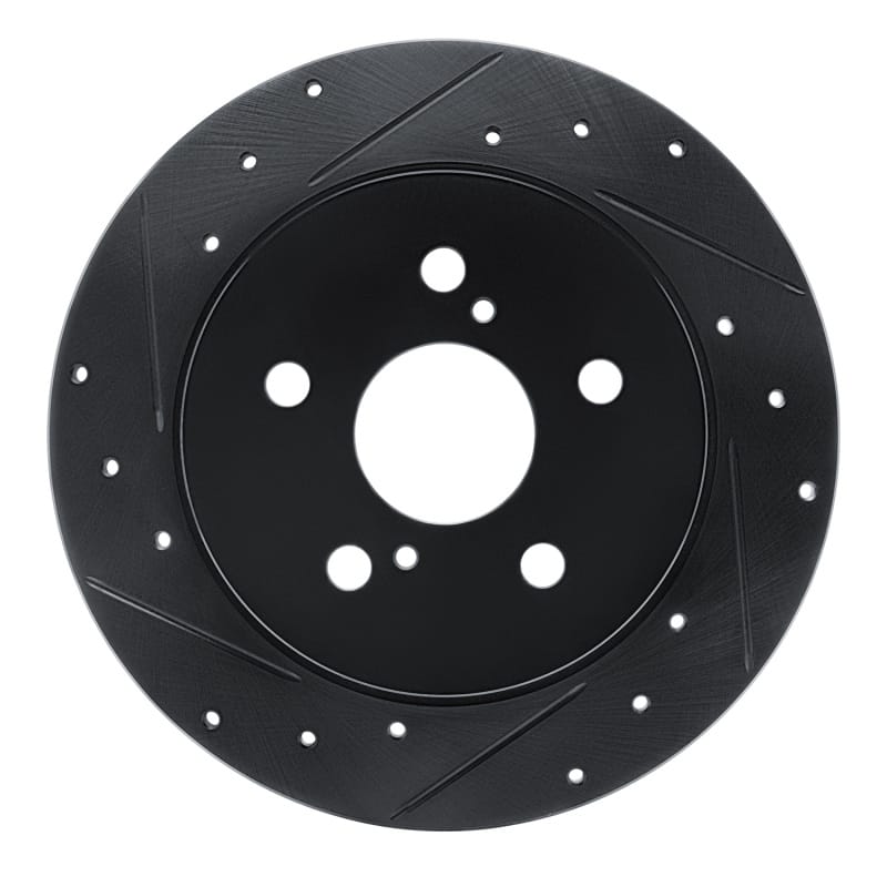 R1 Concepts — R1 18-22 Toyota C-HR Rear Left Drilled & Slotted Black Brake Rotor
R1 Brake Rotor Drill