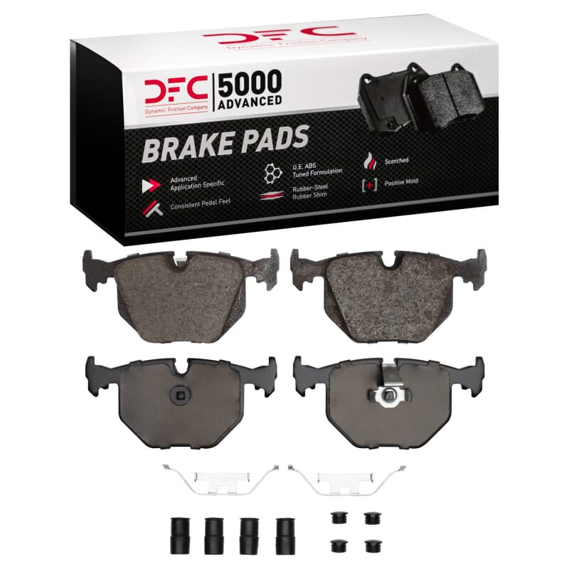 DFC — DFC 91-08 BMW 740IL Rear 5000 Advanced Low Metallic Brake Pads and Hardware Kit
DFC Brake Pad Set