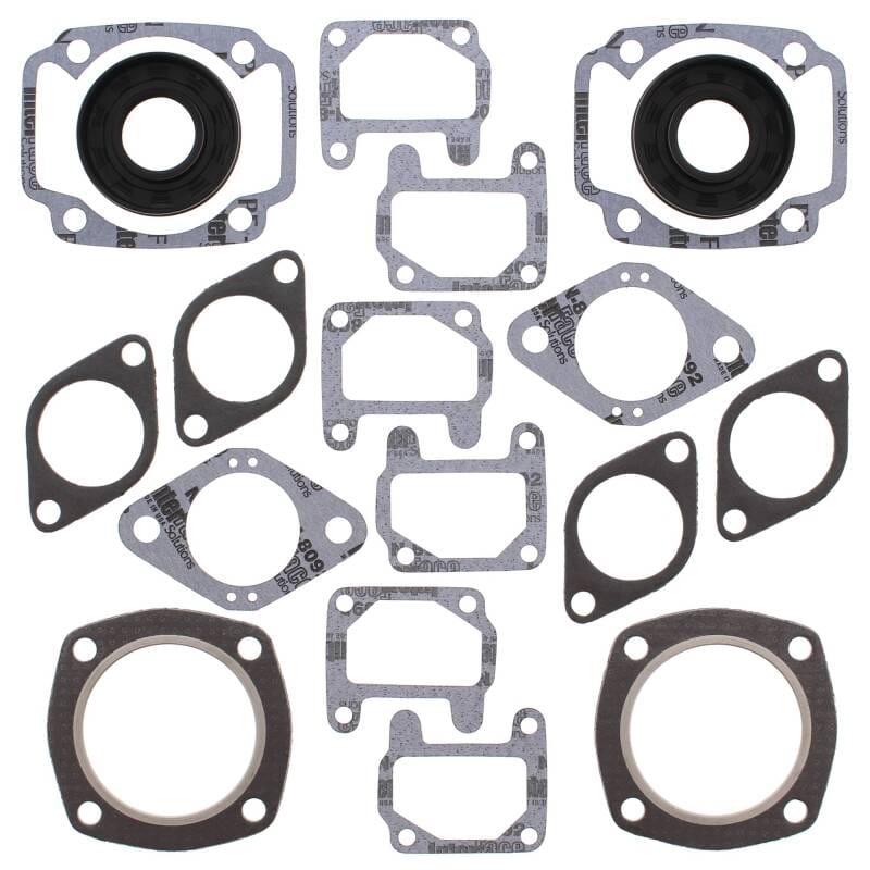 Vertex Pistons — Vertex Gaskets 71-75 Arctic Cat Panther/Puma/Cheetah (Kawasaki) FC/2 Compl Gasket Kit w/ Oil Seals