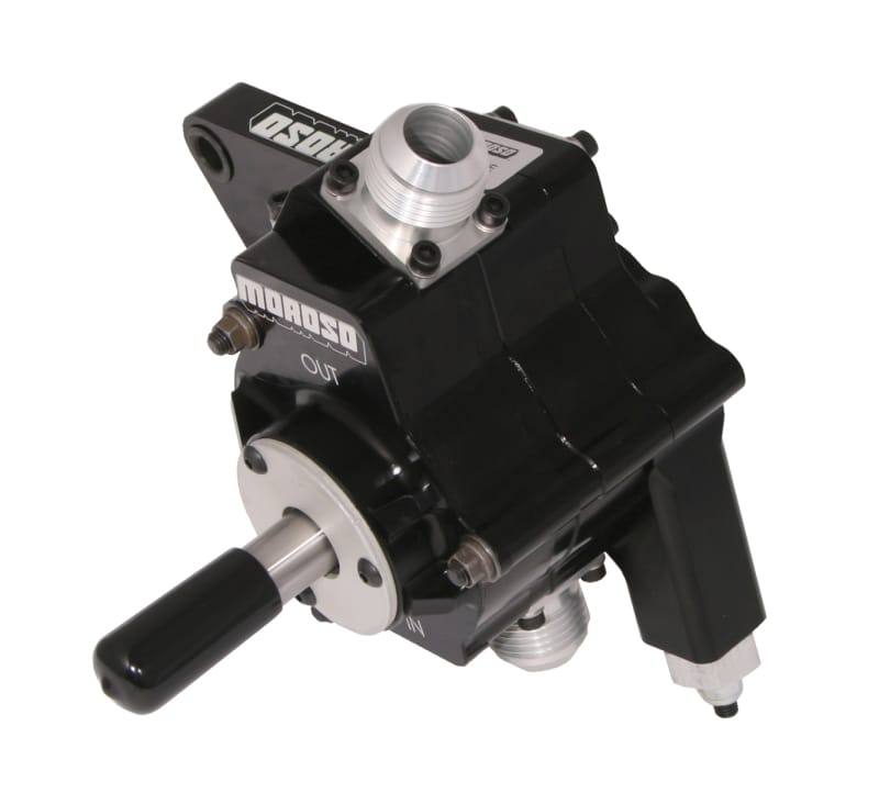 Moroso — Moroso Black Series Single Stage External Oil Pump - Left Side - 1.100in Pressure