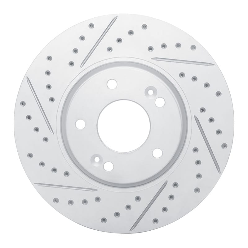 R1 Concepts — R1 15-19 Kia Soul Ev Front Left Drilled & Slotted Geo-Carbon Rotor