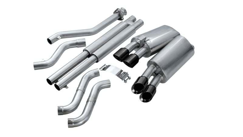 CORSA Performance — Corsa 1996-1996 Cat-Back Exhaust w/ Twin 3.5in Black Tips 96-96 Chevrolet Corvette C4 5.7L V8 LT4
Exhaust