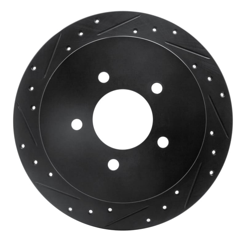 R1 Concepts — R1 97-04 Ford F-150 RWD Rear Left Drilled & Slotted Black Brake Rotor
R1 Brake Rotor Drill