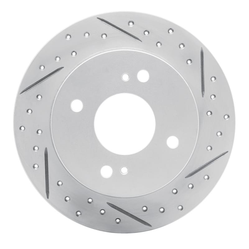 R1 Concepts — R1 90-06 Infiniti G20 Rear Right Drilled & Slotted Geo-Carbon Rotor