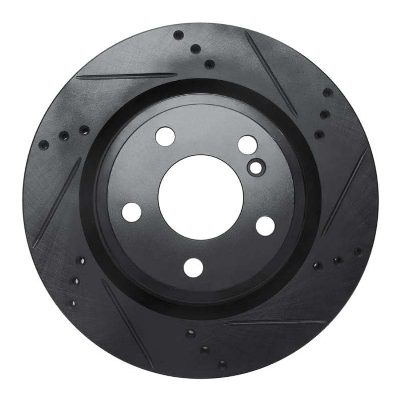 R1 Concepts — R1 14-19 Mercedes-Benz CLA250 Rear Right Drilled & Slotted Black Brake Rotor
R1 Brake Rotor Drill