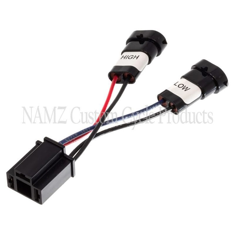 NAMZ — NAMZ 14-23 Road King Models Headlight Adapter Pigtail w/Mating H9 & H11 to H4 Connector