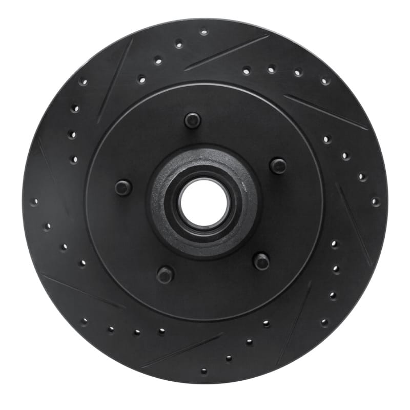 R1 Concepts — R1 97-00 Ford Expedition Front Left Drilled & Slotted Black Brake Rotor
R1 Brake Rotor Drill