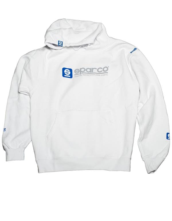 SPARCO — Sparco Sweatshirt Hooded WWW White MED