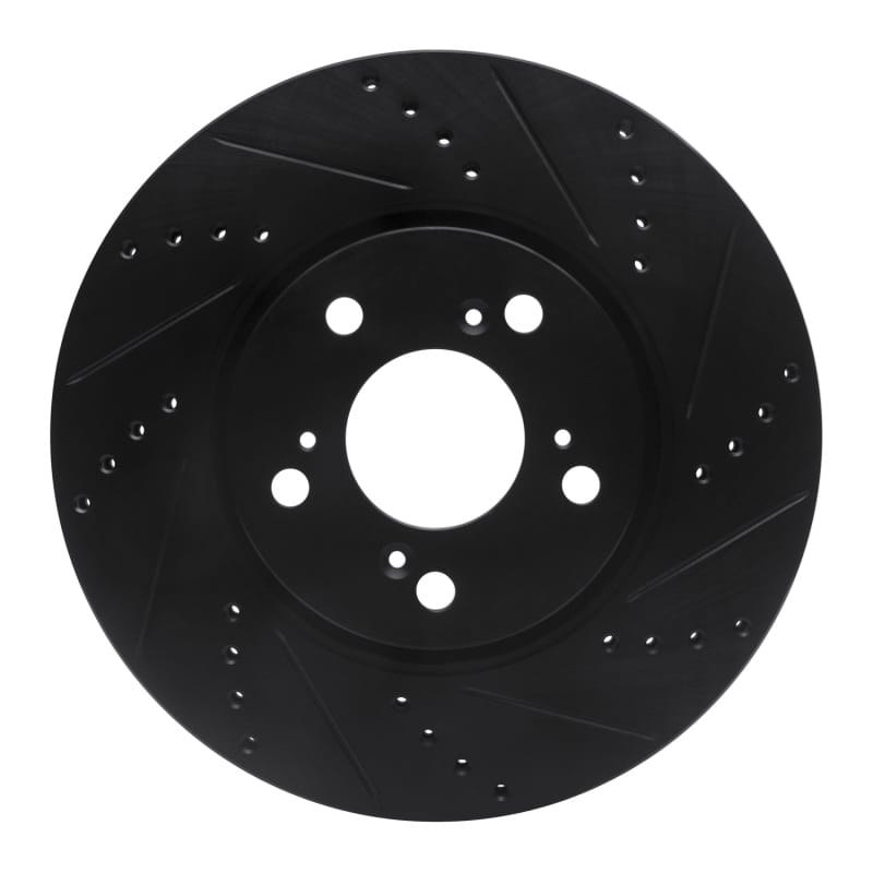 R1 Concepts — R1 14-20 Acura RLX Front Right Drilled & Slotted Black Brake Rotor
R1 Brake Rotor Drill
