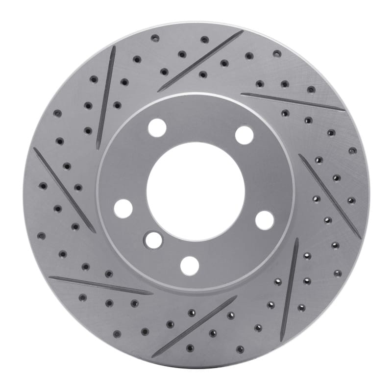 R1 Concepts — R1 96-03 BMW 525I (USA/Canada) Front Right Drilled & Slotted Geo-Carbon Rotor