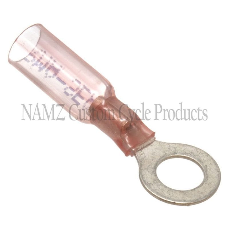 NAMZ — NAMZ Heat Sealable .25in. Ring Terminals 22-18g (25 Pack)