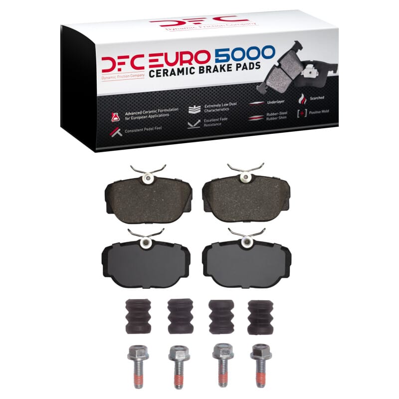 DFC — DFC 83-91 BMW 325IS Front Euro 5000 Ceramic Brake Pads and Hardware Kit
DFC EURO Pads + HW